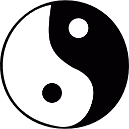 yin yang ikona