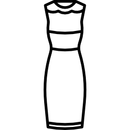 longue robe Icône