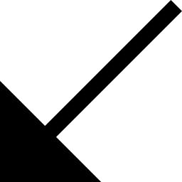 flèche diagonale Icône