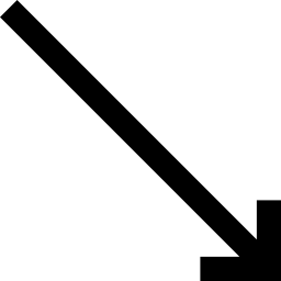 Diagonal arrow icon