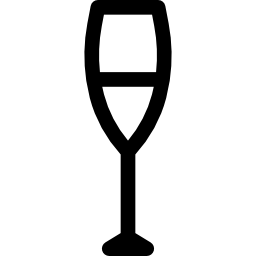 copa de champagne icono