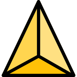 tetraedro icona