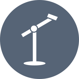 Mic stand icon