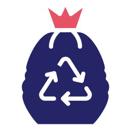 busta della spazzatura icona
