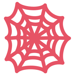 Spider web icon