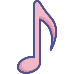 Music sign icon