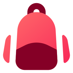 o saco da escola Ícone