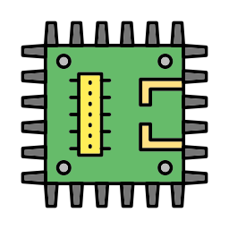 scheda di circuito icona