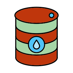 tambor de aceite icono
