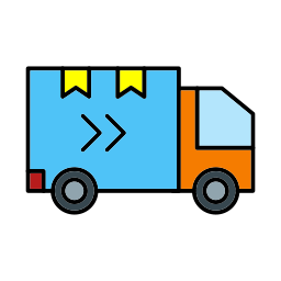 verzending vrachtwagen icoon