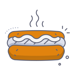 hot dog icono