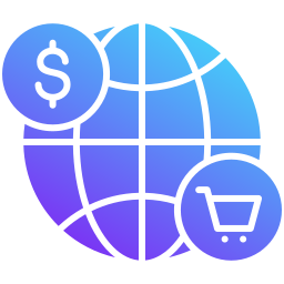 mercato globale icona