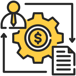 administración del dinero icono