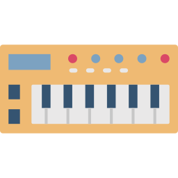 Piano music icon
