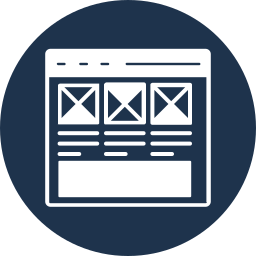 Landing pages icon