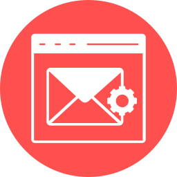 configurações de e-mail Ícone