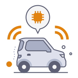 Automated car icon