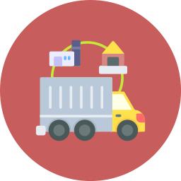 Supply chain icon