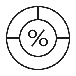 percentuale icona