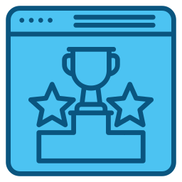 clasificación web icono