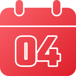 Calendar date icon