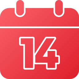 Calendar date icon