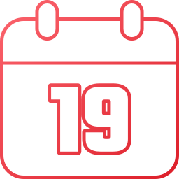 Calendar date icon