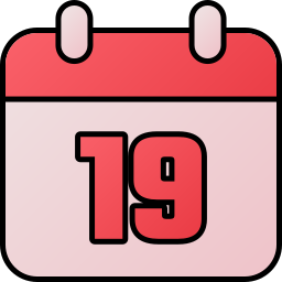 data del calendario icona