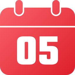 Calendar date icon