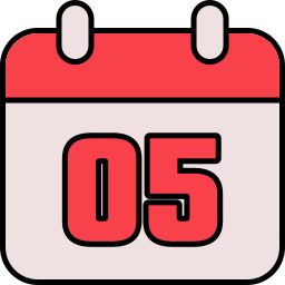 Calendar date icon