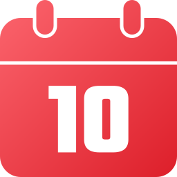 Calendar date icon