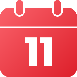 Calendar date icon