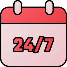24/7 support icon