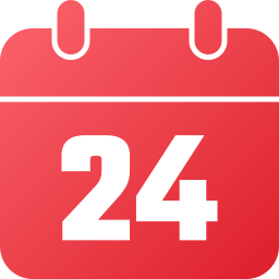 Calendar date icon