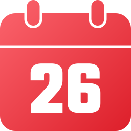 Calendar date icon