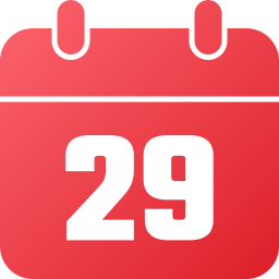 Calendar date icon