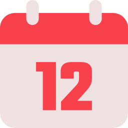 Calendar date icon