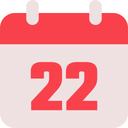 Calendar date icon