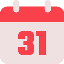 Calendar date icon