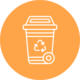 Recycling bin icon