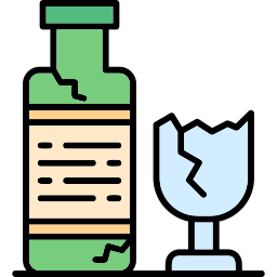 Glass bottle icon
