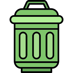 Trash bin icon