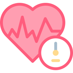 presión arterial baja icono