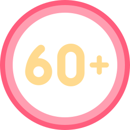 60+ icono