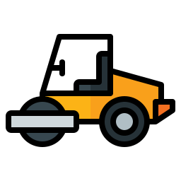 Road roller icon