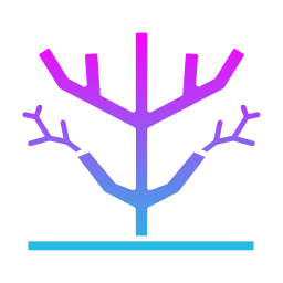 Dry tree icon