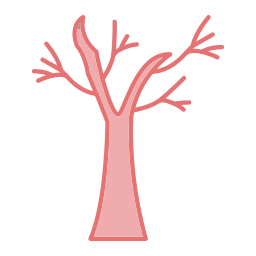 árbol de otoño icono