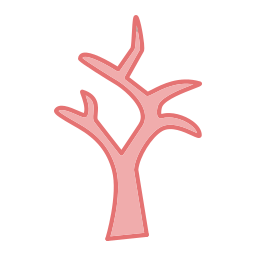 Dry tree icon