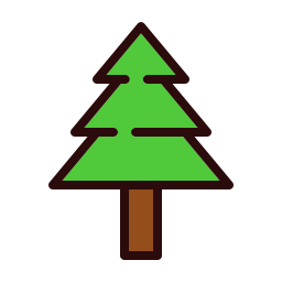 Pine tree icon