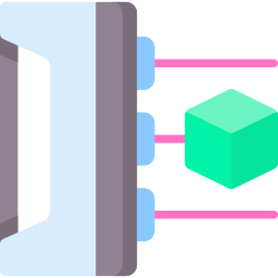 Handheld 3d scanner icon